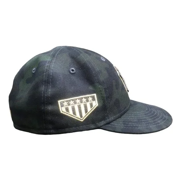 New Era 59Fifty New York Yankees Military Green Camo Fitted Hat 7 1/8 - Picture 4 of 10